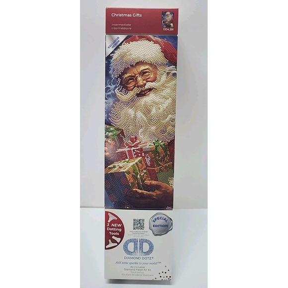 NEW Diamond Dotz Painting Christmas Gift 13X18 Santa Claus Special Edition CRAFT - Picture 1 of 10